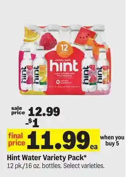 Meijer Hint Water Variety Pack offer