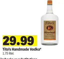 Meijer Tito's Handmade Vodka offer