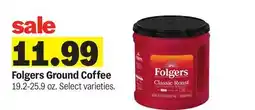 Meijer Folgers Ground Coffee offer