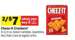 Meijer Cheez-It Crackers offer