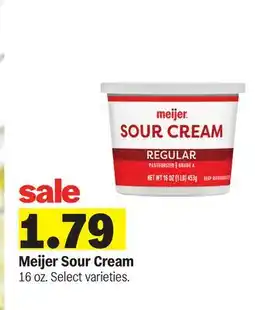 Meijer Meijer Sour Cream offer