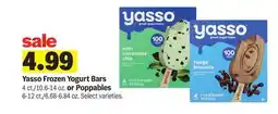 Meijer Yasso Frozen Yogurt Bars 4 ct./10.6-14 oz. or Poppables 6-12 ct./6.68-6.84 oz offer