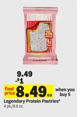 Meijer Legendary Protein Pastries offer