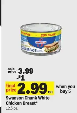 Meijer Swanson Chunk White Chicken Breast offer