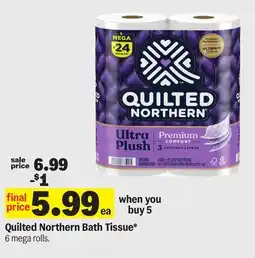 Meijer Quilted Northern Bath Tissue offer