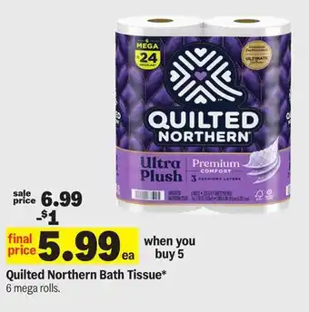 Meijer Quilted Northern Bath Tissue offer