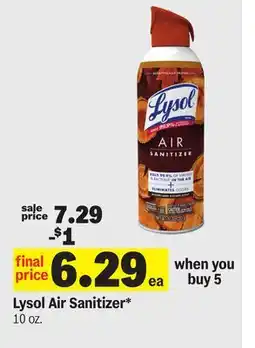 Meijer Lysol Air Sanitizer offer