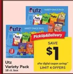 Safeway Utz Variety Pack offer