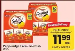 Safeway Pepperidge Farm Goldfish offer
