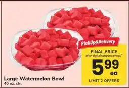 Safeway Large Watermelon Bowl offer