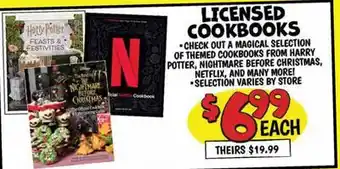Ollie's LICENSED COOKBOOKS offer