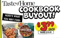 Ollie's Taste of Home COOKBOOK BUYOUT offer