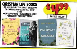 Ollie's CHRISTIAN LIFE BOOKS offer