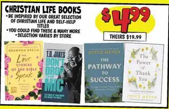Ollie's CHRISTIAN LIFE BOOKS offer