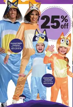Meijer Licensed Adults' Costumes offer