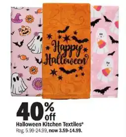 Meijer Halloween Kitchen Textiles offer