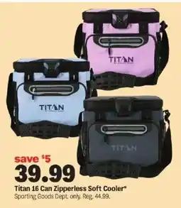 Meijer Titan 16 Can Zipperless Soft Cooler offer
