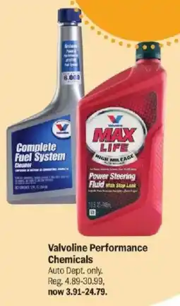 Meijer Valvoline Performance Chemicals offer