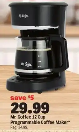 Meijer Mr. Coffee 12 Cup Programmable Coffee Maker offer