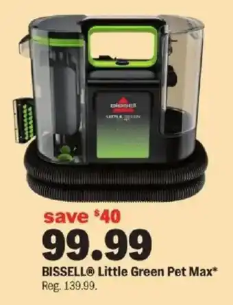 Meijer Bissell little green pet max offer