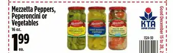 KTA Super Stores Mezzetta Peppers, Peperoncini Or Vegetables 16 Oz. offer