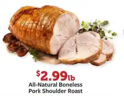 Fareway All-Natural Boneless Pork Shoulder Roast offer