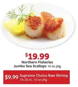 Fareway Northern Fisheries Jumbo Sea Scallops offer