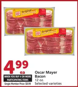 Vons Oscar Mayer Bacon offer