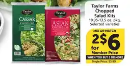 Vons Taylor Farms Chopped Salad Kits offer
