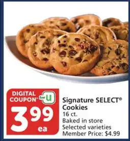 Vons Signature SELECT Cookies offer