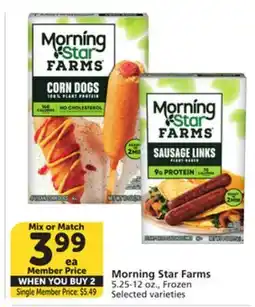 Vons Morning Star Farms offer