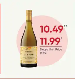 Stater Bros J. Lohr offer