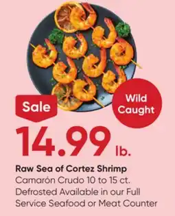 Stater Bros Raw Sea of Cortez Shrimp offer