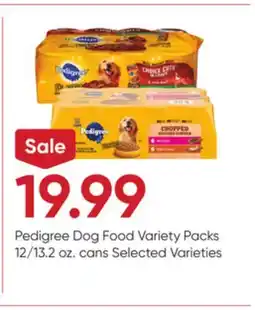 Stater Bros Pedigree Dog Food Variety Packs offer