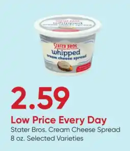 Stater Bros Stater Bros. Cream Cheese Spread offer
