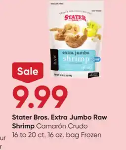 Stater Bros Stater Bros. Extra Jumbo Raw Shrimp offer