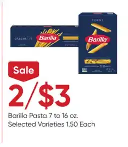 Stater Bros Barilla Pasta offer