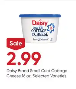 Stater Bros Daisy Brand Small Curd Cottage Cheese offer