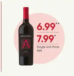Stater Bros Apothic offer