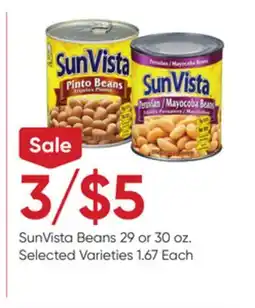 Stater Bros SunVista Beans offer