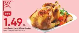 Stater Bros Fresh Foster Farms Whole Chicken offer