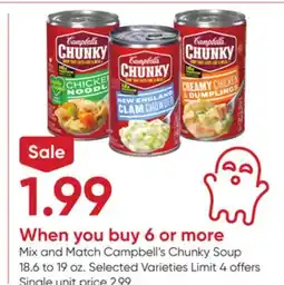 Stater Bros Campbell's Chunky Soup offer