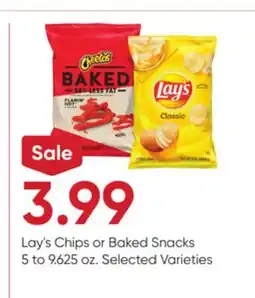 Stater Bros Lay's Chips or Baked Snacks offer