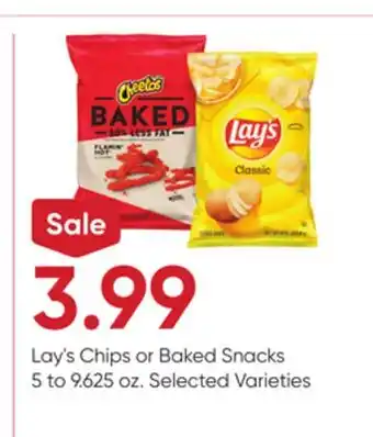 Stater Bros Lay's Chips or Baked Snacks offer