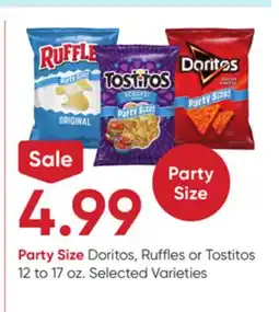 Stater Bros Doritos, Ruffles or Tostitos offer