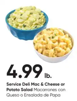Stater Bros Service Deli Mac & Cheese or Potato Salad offer