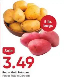 Stater Bros Red or Gold Potatoes offer