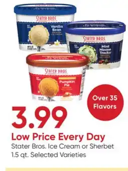 Stater Bros Stater Bros. Ice Cream or Sherbet offer