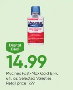 Stater Bros Mucinex Fast-Max Cold & Flu offer