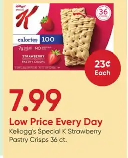 Stater Bros Kellogg's Special K Strawberry Pastry Crisps offer